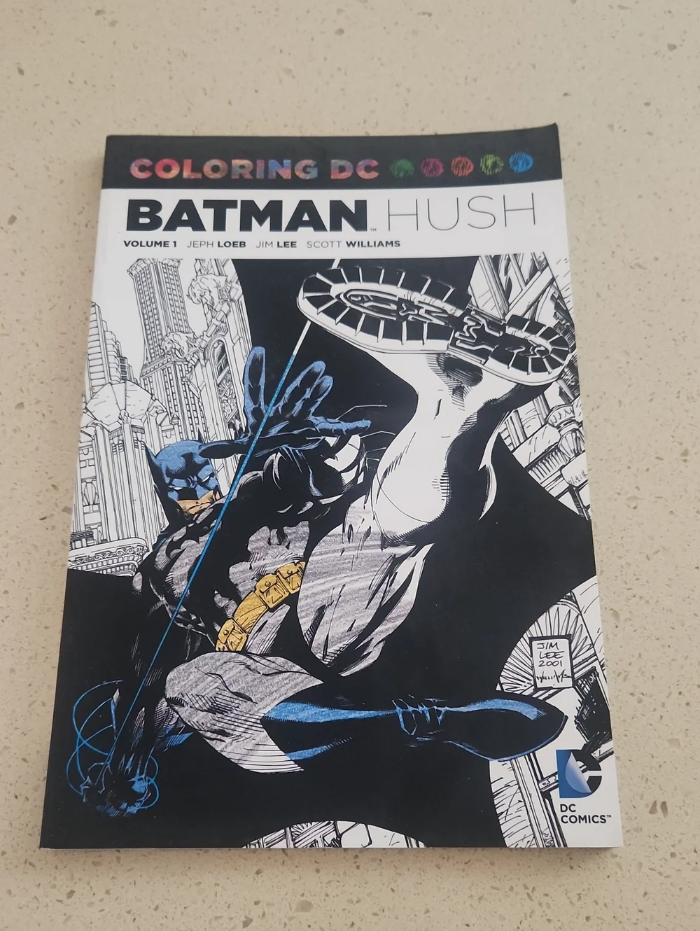 Coloring DC Batman Hush Comics Coloring Book